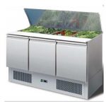 NOUVEAU Saladette réfrigérée 3P couvercle Inox